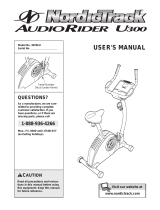 NordicTrack Audiorider U300 Bike User manual