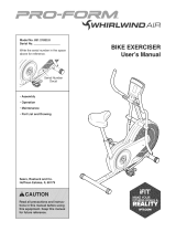 Pro-Form WHIRLWIND AIR 831.21922.0 User manual