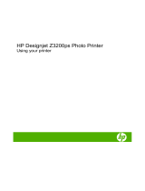 HP DesignJet Z3200 Photo Printer series User guide