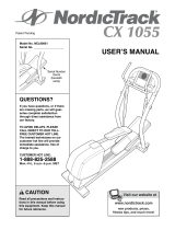 NordicTrack Cx 1055 Elliptical Exerciser User manual