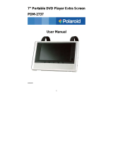 Polaroid PDM 2737 - DVD Player With LCD Monitor User manual
