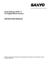 Sanyo Xacti Series User manual