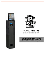 Pyle PHBT98PBK Owner's manual