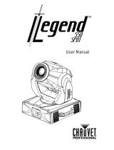 Chauvet Legend 550 Spot User manual