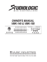 Studiologic VMK-188 Plus Owner's manual