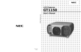 NEC GT1150 User manual