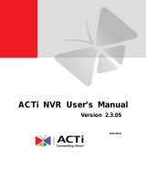 ACTi NVR 2.3 Professional V2.3.04.07 User manual