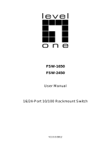 LevelOne FSW-2450 User manual