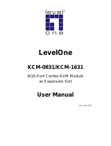 LevelOne KCM-0831 User manual