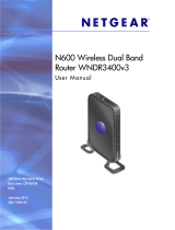 Netgear N600 WNDR3400v3 User manual