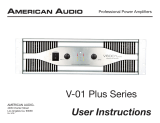 ADJ V-01 Plus Series User manual