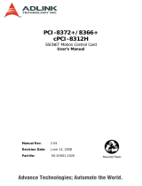 ADLINK Technology PCI-8366+ User manual