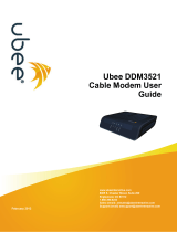 Ubee DDM3521 User manual