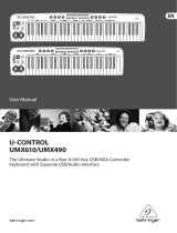 Behringer U-CONTROL UMX490 User manual