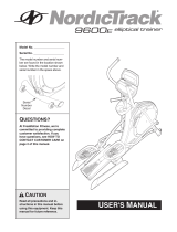 NordicTrack 9600 El Trainerelliptical User manual