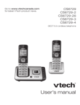 VTech CS6729-3 User manual