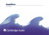 Cambridge Audio A1 Integrated Amplifier User manual