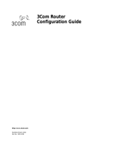 3com Router 3035 User manual