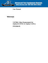 Tektronix VM700A VMTB User manual