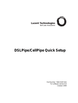 Lucent Technologies DSL-Cell-20A Quick Setup Manual