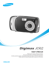 Samsung DIGIMAX A302 User manual