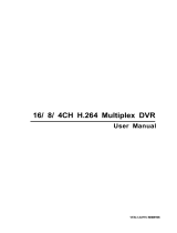 Channel Vision DVR-3G-Series User manual