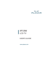 Planar XP19W User manual