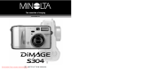 Minolta Dimage S 304 User manual