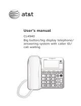 AT&T CL4940 User manual