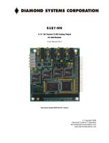 Diamond Systems Ruby-MM-412/812/1612 User manual