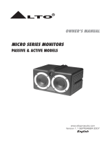 Alto MICRO3A Owner's manual