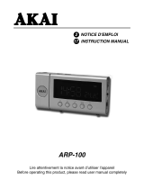 Akai ARP 100 Owner's manual
