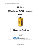 Holux M-241 User manual