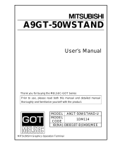 Mitsubishi Electric A9GT-50WSTAND User manual