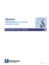 Radiodetection RD8000 Operating instructions