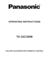 Panasonic TX-32C300B User manual