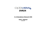 Optiview DVRJ4 User manual
