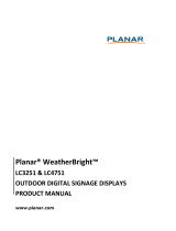 Planar WeatherBright LC3251 User manual
