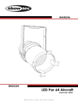 SHOWTEC LED PAR 64 AIRCRAFT User manual