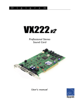 Digigram VX222v2 User manual