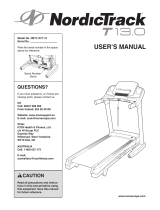 NordicTrack T 13.0 Treadmill User manual