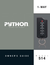 Python 5104 1-Way Owner's manual