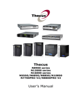 Thecus N5550 User manual