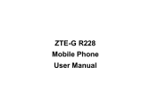 ZTE-G R228 User manual