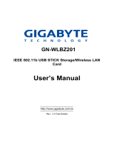 Gigabyte GN-WLBZ201 User manual