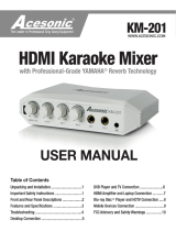 Acesonic KM-201 Owner's manual