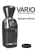 Baratza Vario Operating instructions