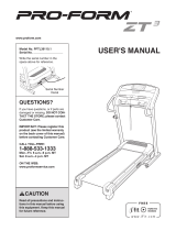 Pro-Form PFTL39110.1 User manual