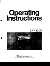 Panasonic SX4300R Operating instructions