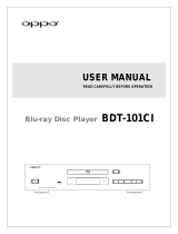 Oppo BDT-101CI User manual